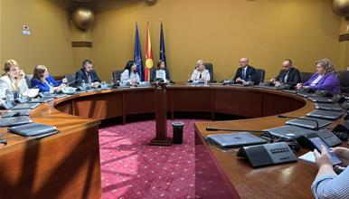 Студиска посета на делегација на Собранието на Црна Гора во Собранието на Македонија