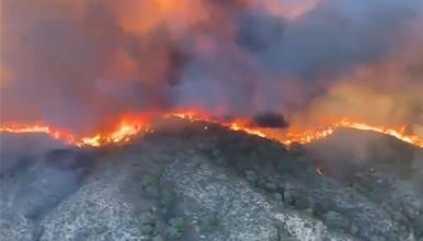 Најмалку 11 лица загинаа, а 6 се повредени во голем шумски пожар во Шпанија