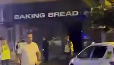Пожар во сендвичара во Центар (ВИДЕО)