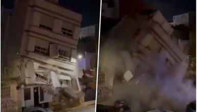 Избегната е голема трагедија во Валенсија- луѓе во паника бегаат од зграда што се урива (ВИДЕО)
