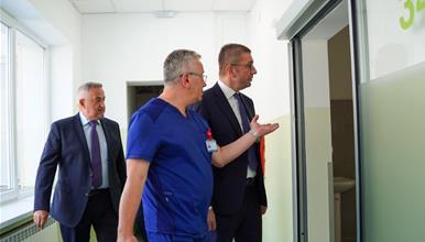 Мицкоски: Целосно е реконструирано и пуштено во употреба одделението за Трауматологија во стара Градска болница