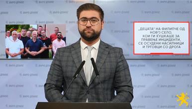 Манасиевски: Скандал: „Децата“ на Филипче од Ново Село, кои ги хушкаше за правење инциденти, се осудени насилници и трговци со дрога