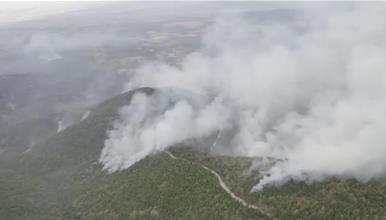 11 пожари горат ширум државата, најсериозен е во струмичко, во опасност е селото Водоча
