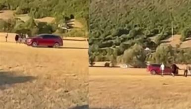 Насилник газеше луѓе со кола по ливада во Херцеговина, тројца се повредени (ВИДЕО)