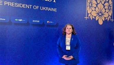 Пратеничката Славјанка Петровска учествува на Националниот молитвен појадок на Украина во Киев