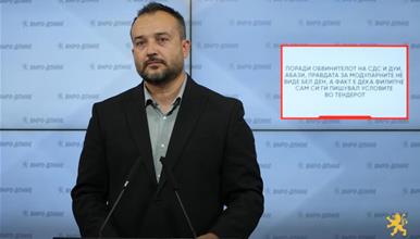 Лефков: Поради обвинителот на СДС и ДУИ, Абази, правдата за модуларните не виде бел ден