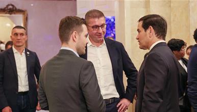  Мицкоски во Њујорк разговарал со американскиот државен секретар Марко Рубио