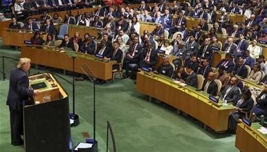 Две делегации ги напуштија ОН за време на говорот на Трамп 