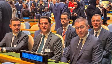 Мицскоски на чело на македонската делегација на Седницата на генералното собрание на ОН
