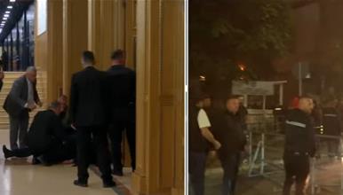 Хаос во Приштина: Кордони полицајци, солзавец кон демонстрантите, блокирани пратениците (ВИДЕО) 