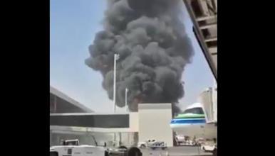 Видео: Нов напад врз меѓународниот аеродром „Крал Халид“ во Ријад