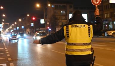 128 санкционирани возачи вчера во акциска контрола во Скопје, 102 за брзо возење