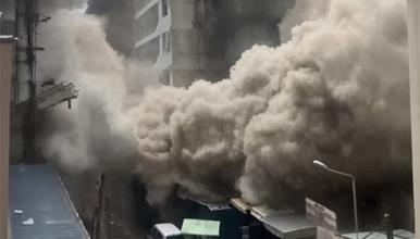 Се урна новоизградена зграда во Кенија- имала градежна, но не и употребна дозвола (ВИДЕО)