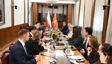 Потврдена поддршката на Полска за европскиот пат на Македонија