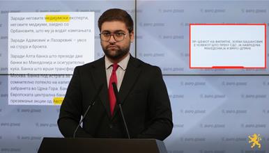 Манасиевски: ПР-шефот на Филипче, Зоран Башановиќ е човекот што преку СДС ја навредува Македонија и ВМРО-ДПМНЕ