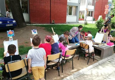 „Сквер арт“ на плоштадот во Ресен