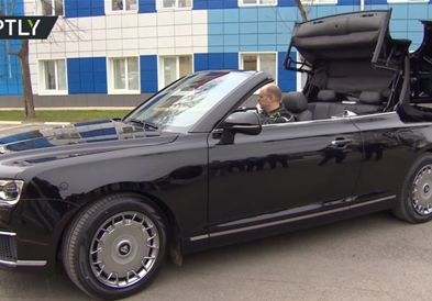 Видео: Кабриолетот на Путин подготвен за парадата на 9 мај
