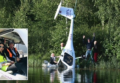 Норвешката државна секретарка во словенечки електричен авион падна во езеро (ВИДЕО)