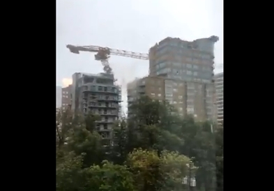 Видео: „Доријан“ урна огромен кран