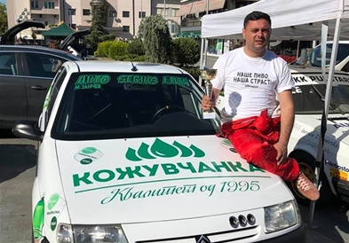 Јанчев ги подржа и учествуваше во ридско- брзинските трки во Кавадарци