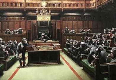 ,,Мајмуни во британскиот парламент” продадена на аукција за 11 милиони евра (ВИДЕО)