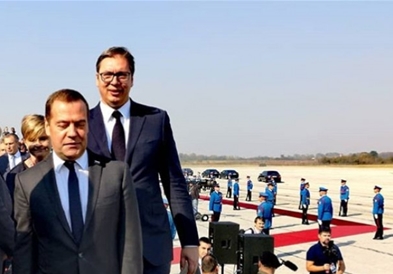 Медведев во еднодневна посета на Србија