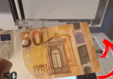 Видео: Што се случува доколку пробате да фотокопирате банкнота од 50 евра