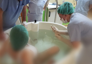 Родено првото бебе во вода во земјава