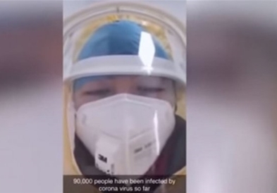 Видео - Кинеска медицинска сестра тврди: Со коронавирус се заразени 90 000 луѓе !!