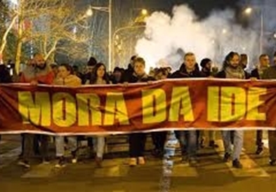 Во Подгорица одржан вториот протест за смена на Ѓукановиќ