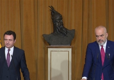Рама и Курти за силна соработка меѓу Албанија и Косово