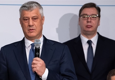 Србија и Косово потпишаа договор за автопат , на Вучиќ не му беше лесно 