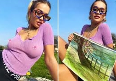 Рита Ора побегна на село од коронавирусот , селаните бесни