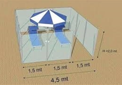 Италијанска компанија предлага прегради од плексиглас за на плажа во време на пандемија
