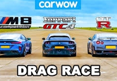 Новото БМВ во трка против Ферари и Нисан GT-R (ВИДЕО)