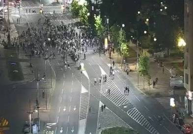 Се намалува бројот на луѓето што протестираат во Србија