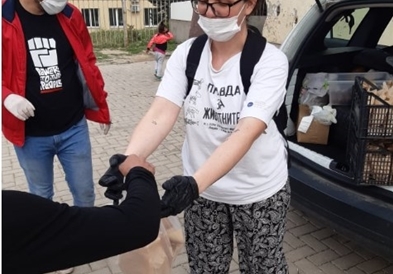 Е.Д.Е.Н. подели близу 700 вегански оброци на загрозени лица во Скопје