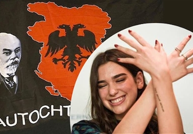 Дуа Липа пропагира голема Албанија