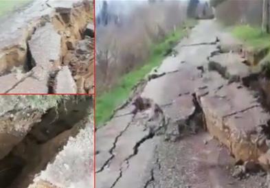 Се отвори земјата во Петриња (ВИДЕО)