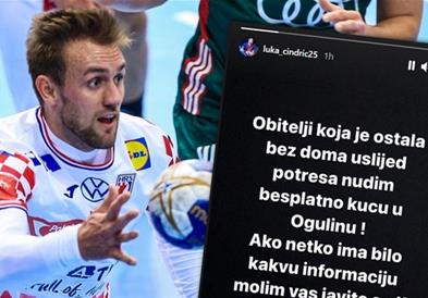 Лука Циндриќ ја нуди својата куќа за настраданите во земјотрсот 