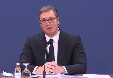 Вучиќ: Изјавата на Харадинај е закана за целиот свет, не само за регионот