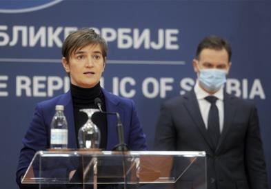 Брнабиќ: Се чека одобрение од Фајзер за донација на вакцините за Македонија