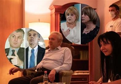 Борис Исаковиќ како Слободан Милошевиќ во серијата „Семејство“