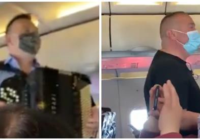 Српски политичар направил забава со армоника во авион, стјуардесите биле немоќни (ВИДЕО)