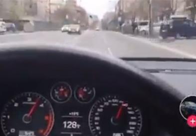 Видео: Со 130 км/ч во центарот на Белград