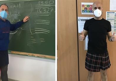 Наставниците во шпанско училиште одат на работа во здолништа (ФОТО)