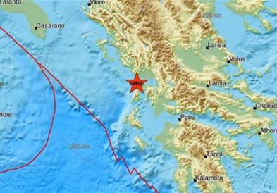 Земјотрес ги стресе грчките летувалишта на Јонското Море 