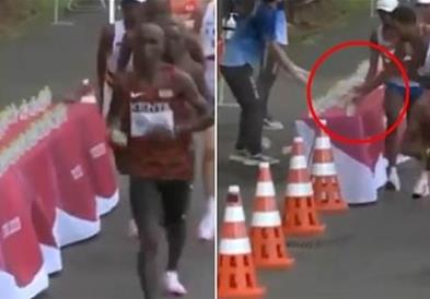 Маратонец со неспортски потег, побараа да му се даде златен медал за глупост (ВИДЕО)