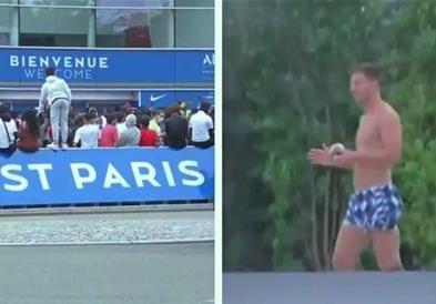 Додека на аеродромот во Париз го чекаа стотици фанови, Меси ужива во Барселона (ВИДЕО)