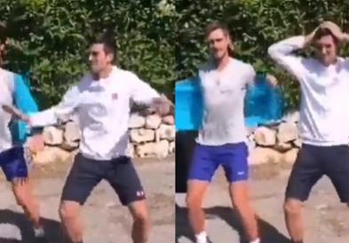 Видео: Браќата Новак и Марко Ѓоковиќ танцуваат на светски хит